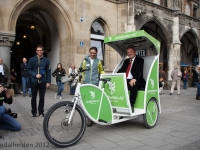 Jubiläumsfahrt 2012 der Pedalhelden in München