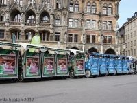 Jubiläumsfahrt 2012 der Pedalhelden in München