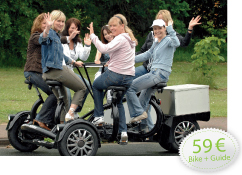 Jubilaeum_ConferenceBike_Angebot Jubiläumsangebot der Pedalhelden in München