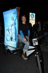 Werbebuchung auf dem  Billboard-Bike in München 