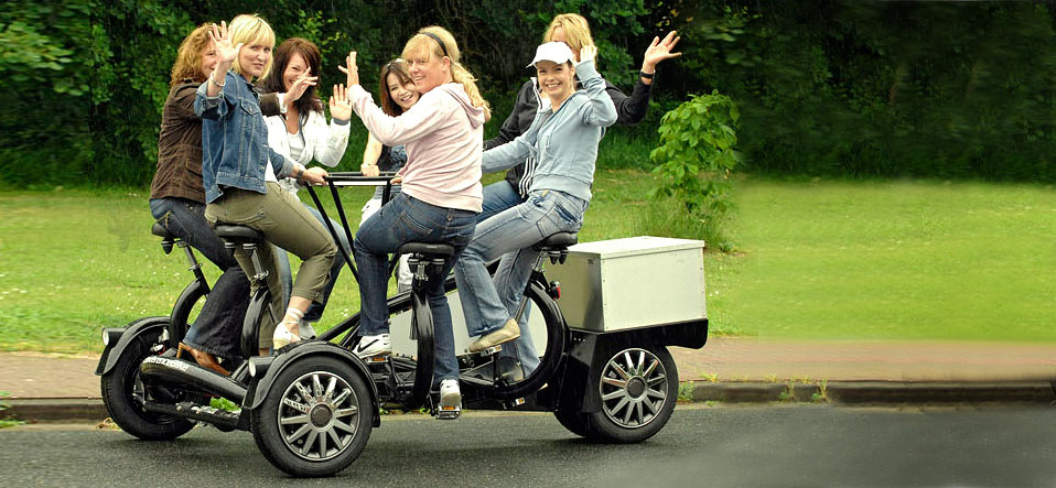 Das Conference Bike verbindet